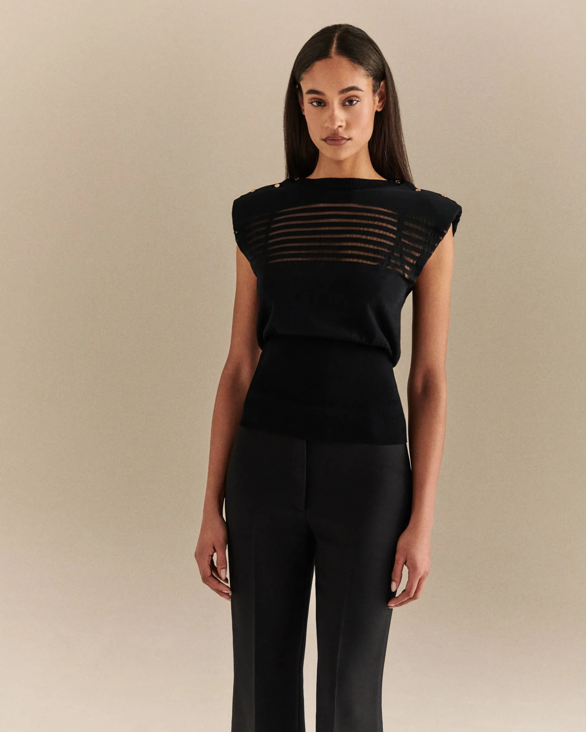 LIVY BAYLEE TOP BLACK Hot