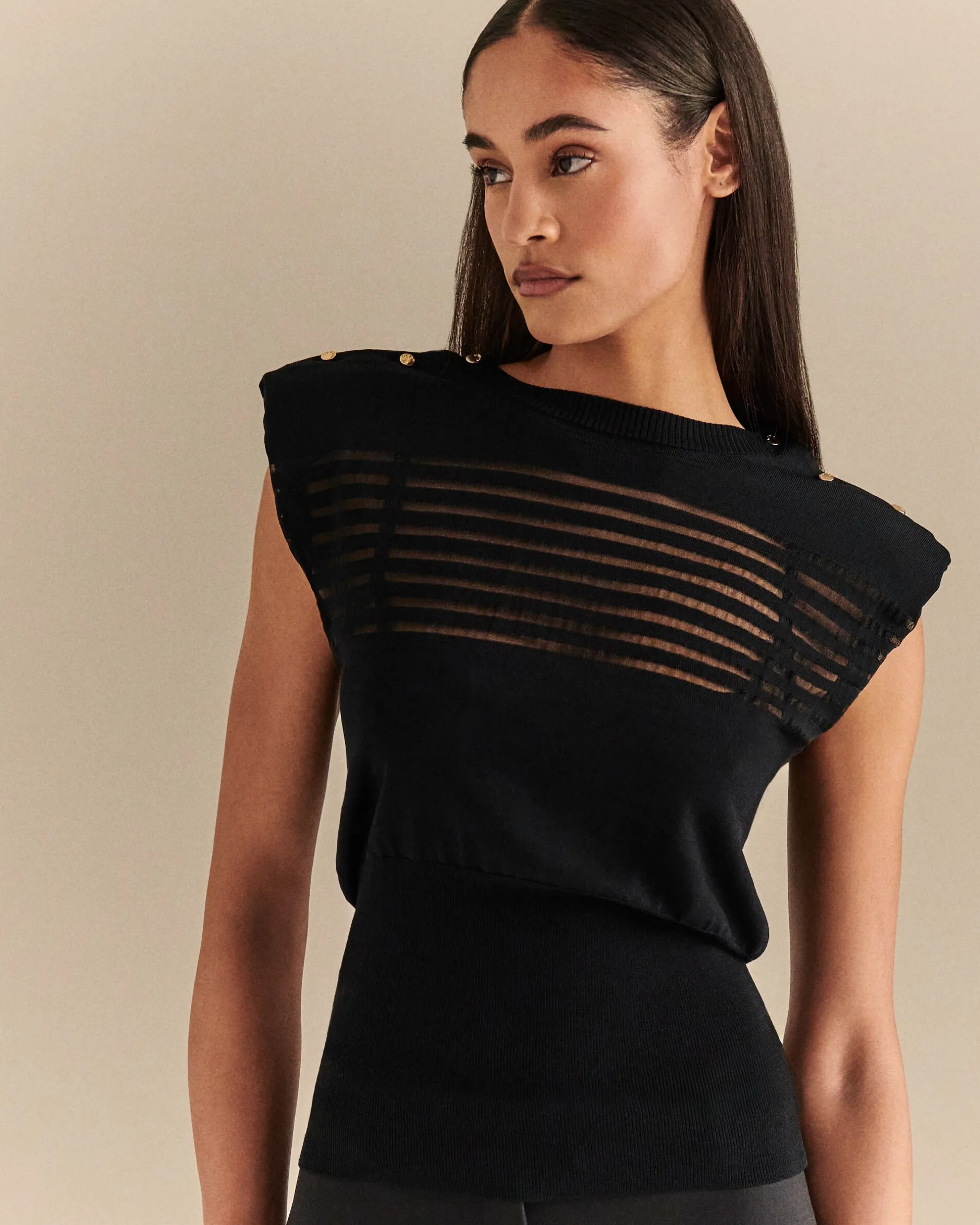 LIVY BAYLEE TOP BLACK Hot