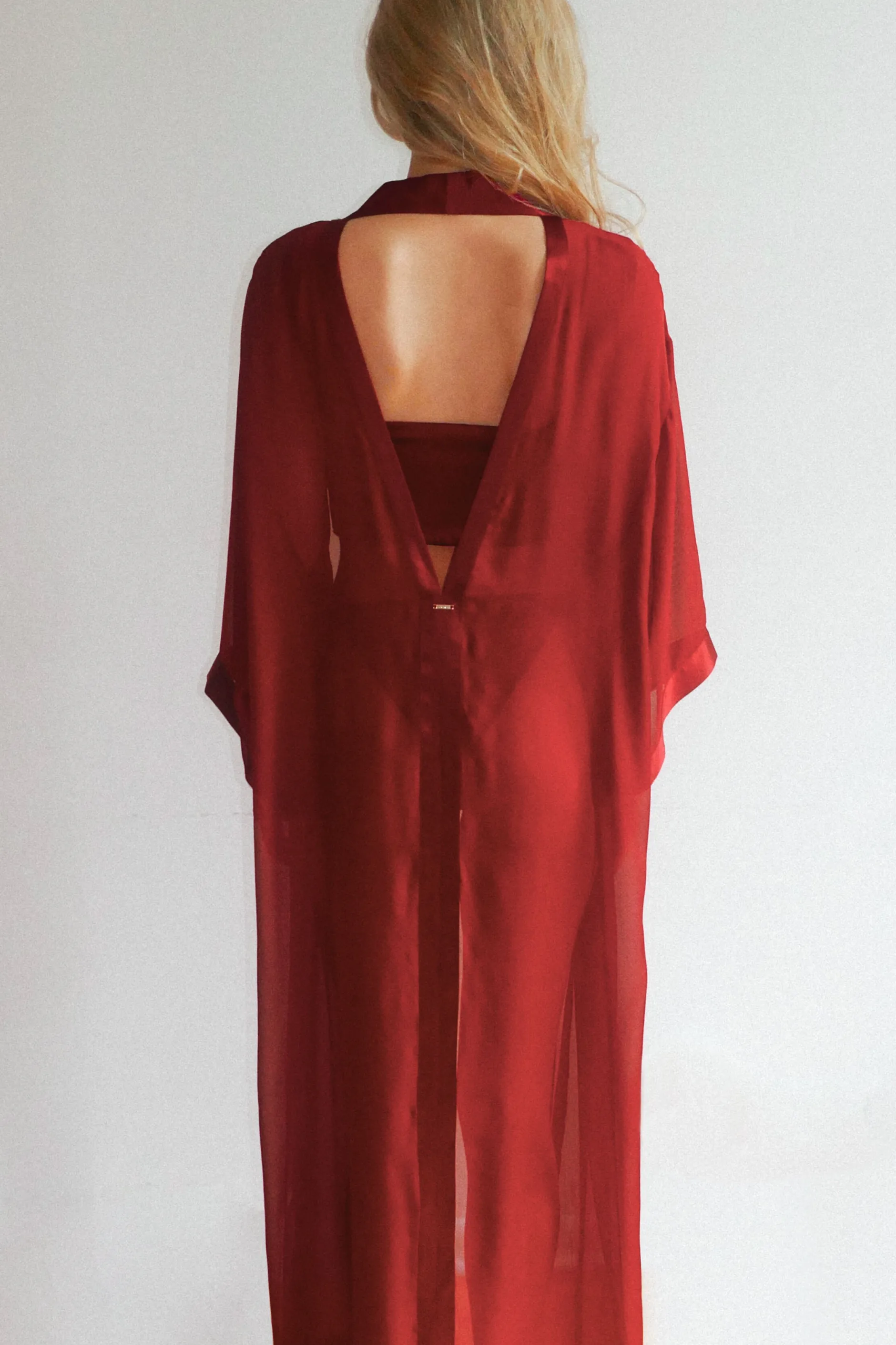 LIVY DAILY COMET KIMONO RED Fashion